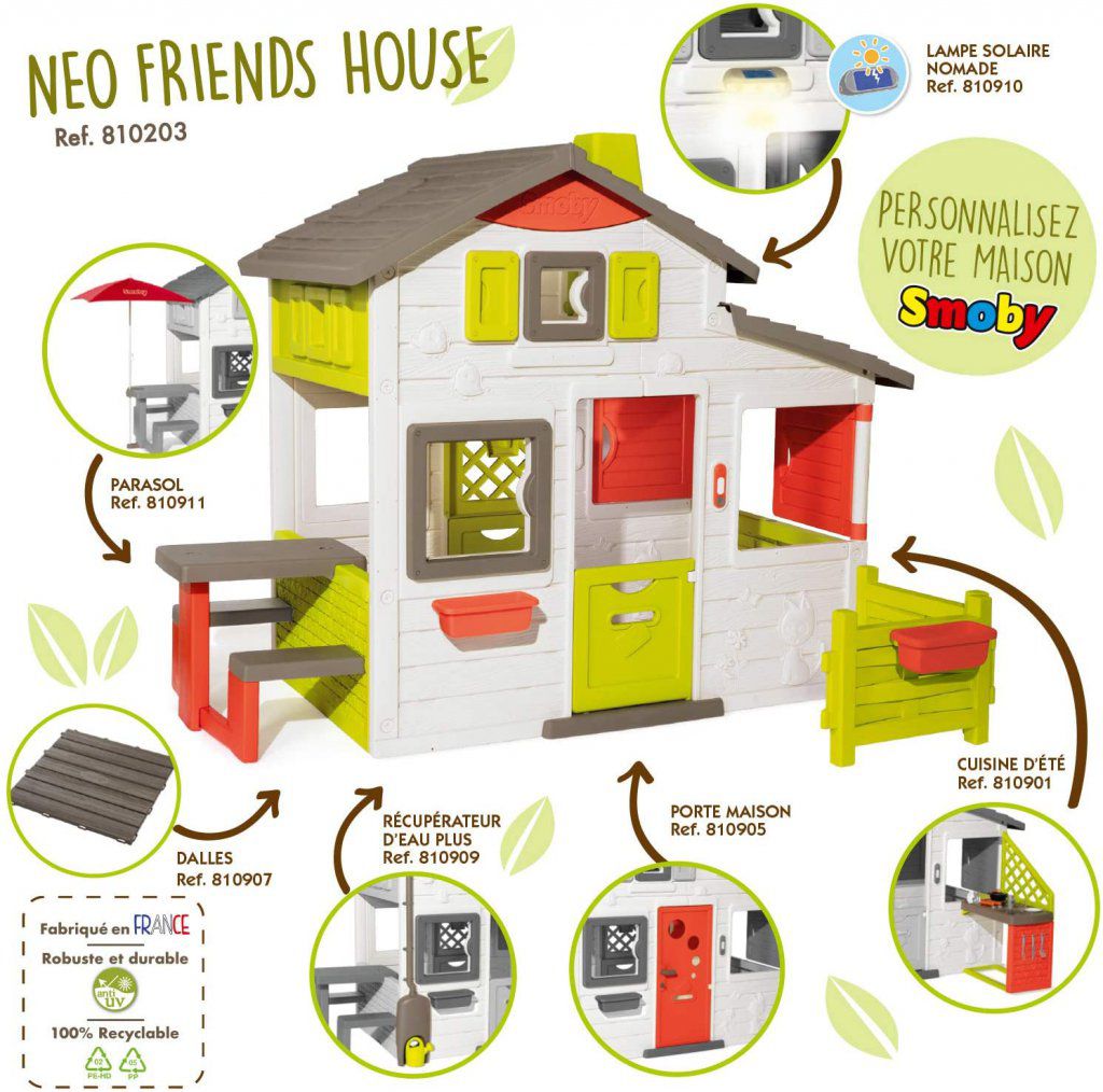 NEO FRIENDS HOUSE SMOBY - opciones accesorios