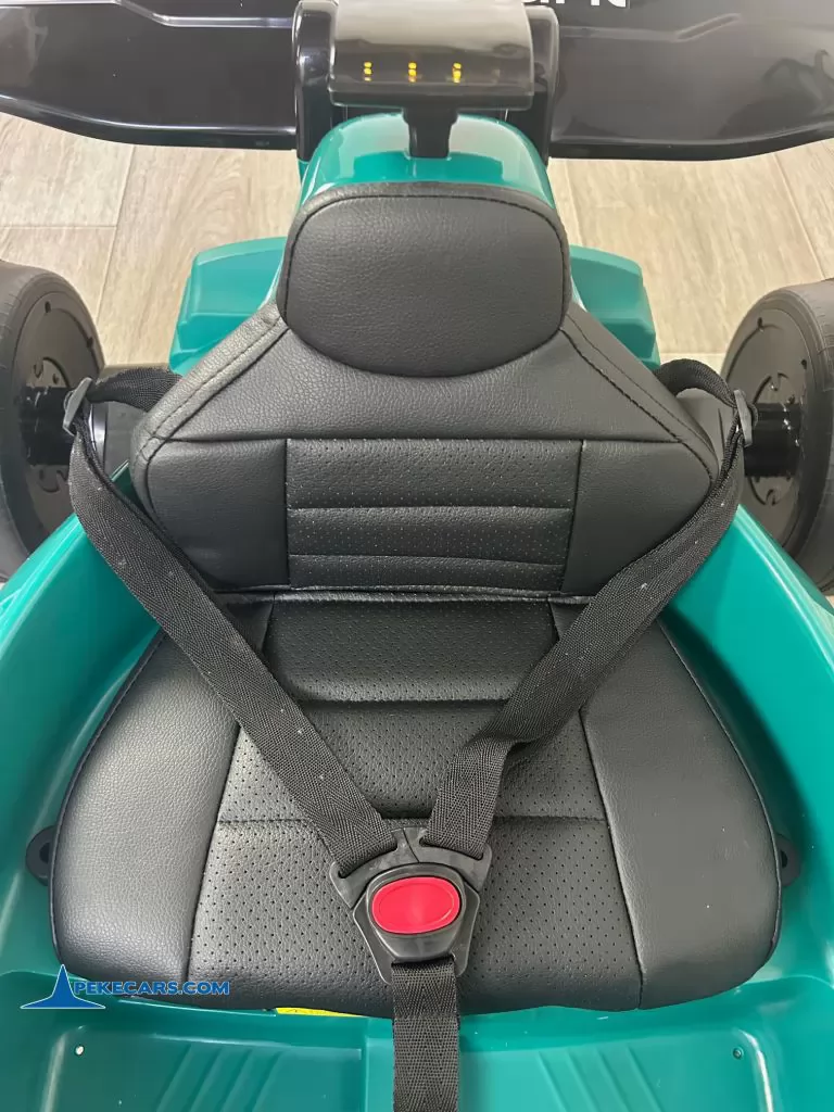 Coche de carreras Aston Martin F1 Cognizant 24V Verde asiento
