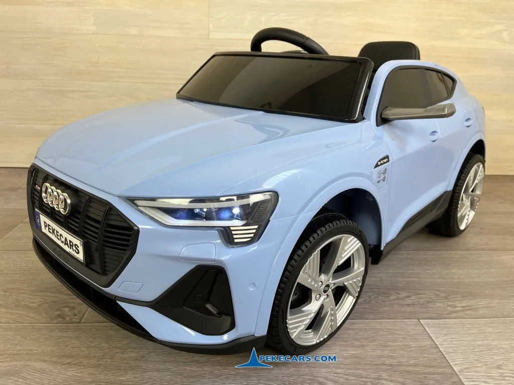 coche electrico niños audi etron quattro mp4 azul