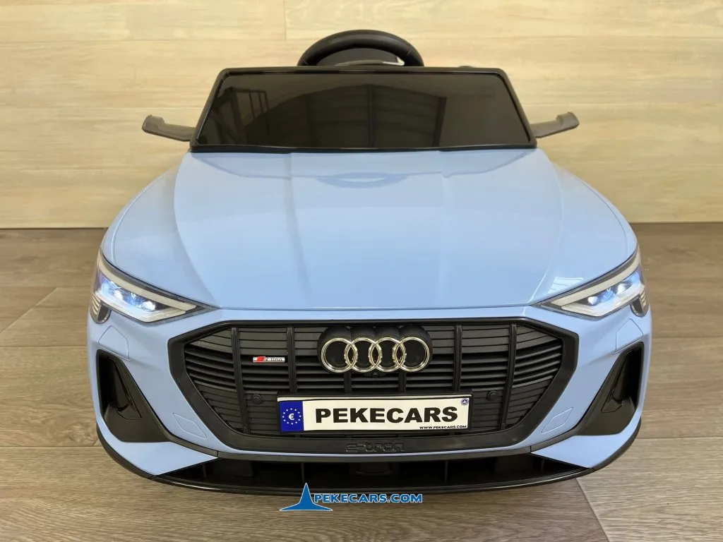 coches electricos niños audi etron quattro mp4 azul