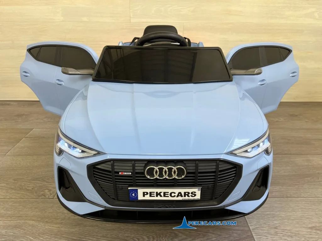 coches electricos para niños audi etron quattro mp4 azul