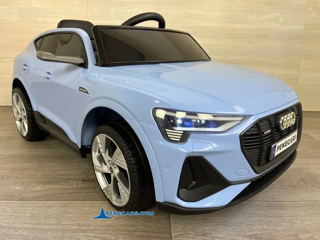 coches para niños audi etron quattro mp4 azul