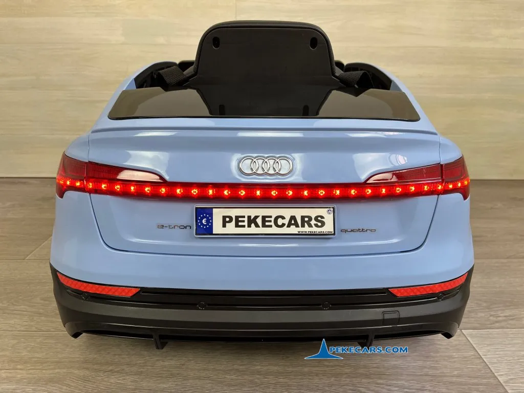 audi etron quattro mp4 azul coche electrico niños