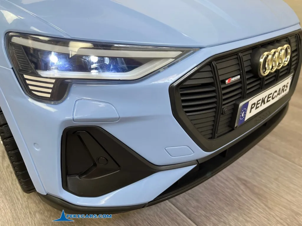 coches teledirigidos audi etron quattro mp4 azul