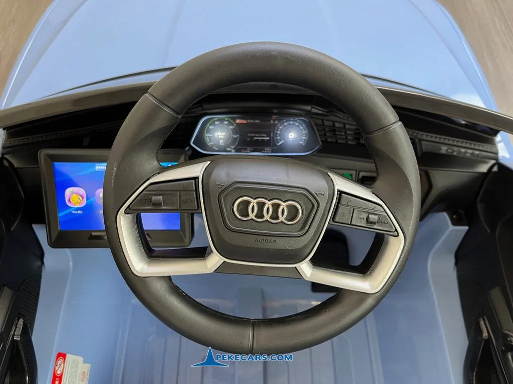 coches teledirigidos audi etron quattro mp4 azul