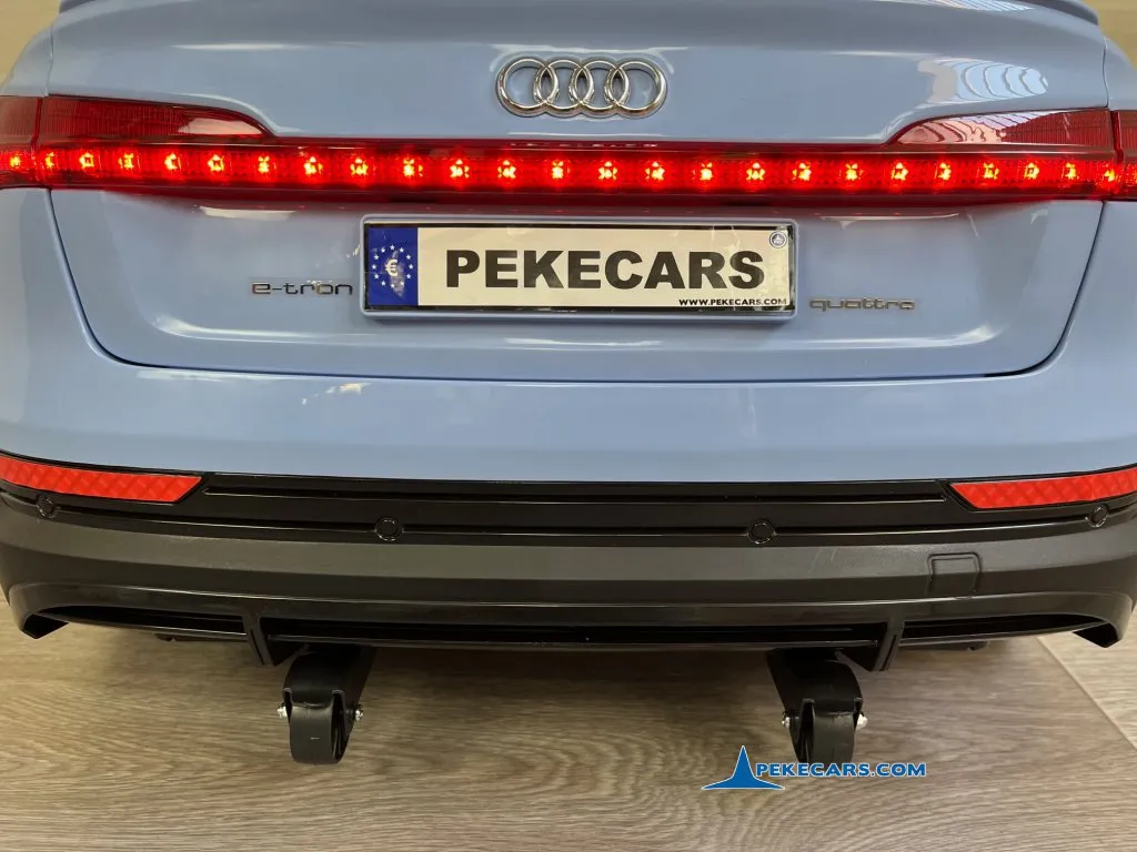 coches electricos para niños audi etron quattro mp4 azul