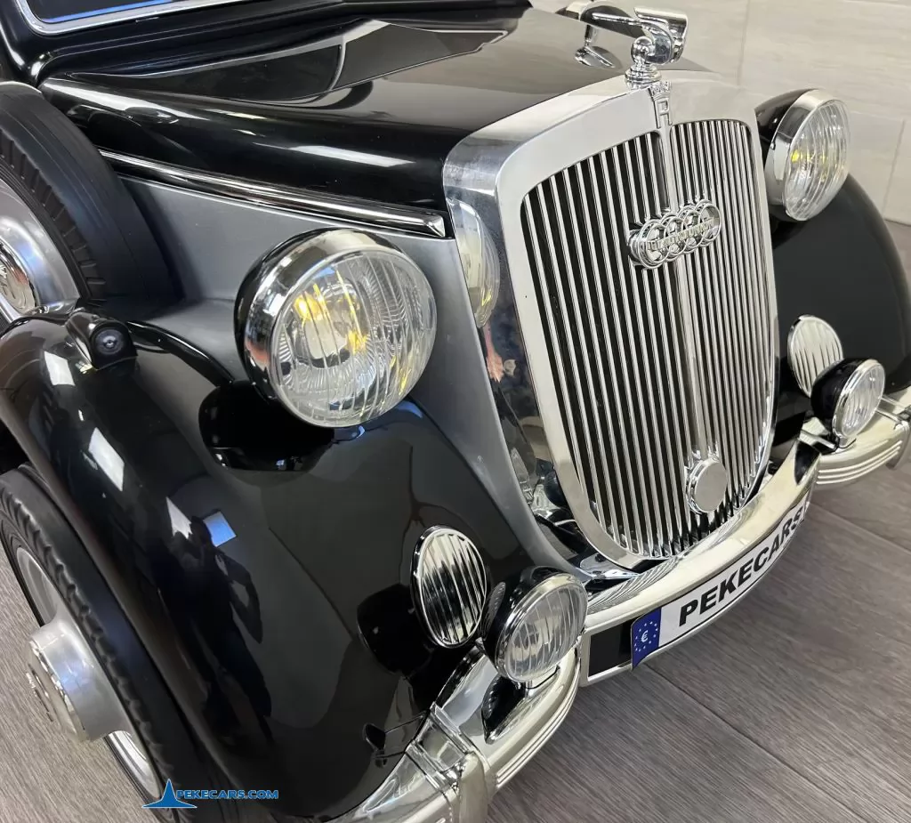 Coche electrico para niños audi Horch Retro luces frontales