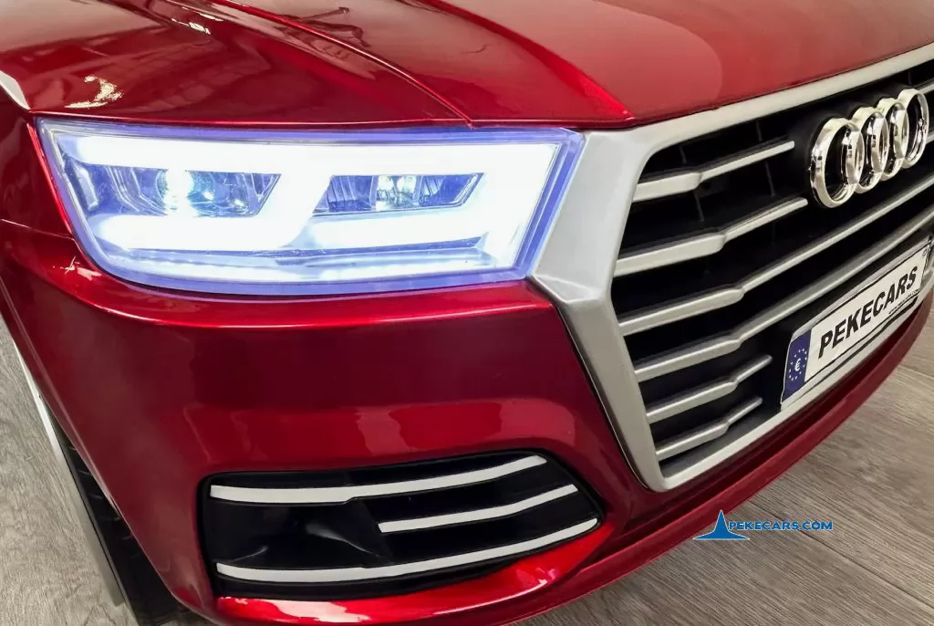 Audi Q5 12V Rojo Metalizado luces LED