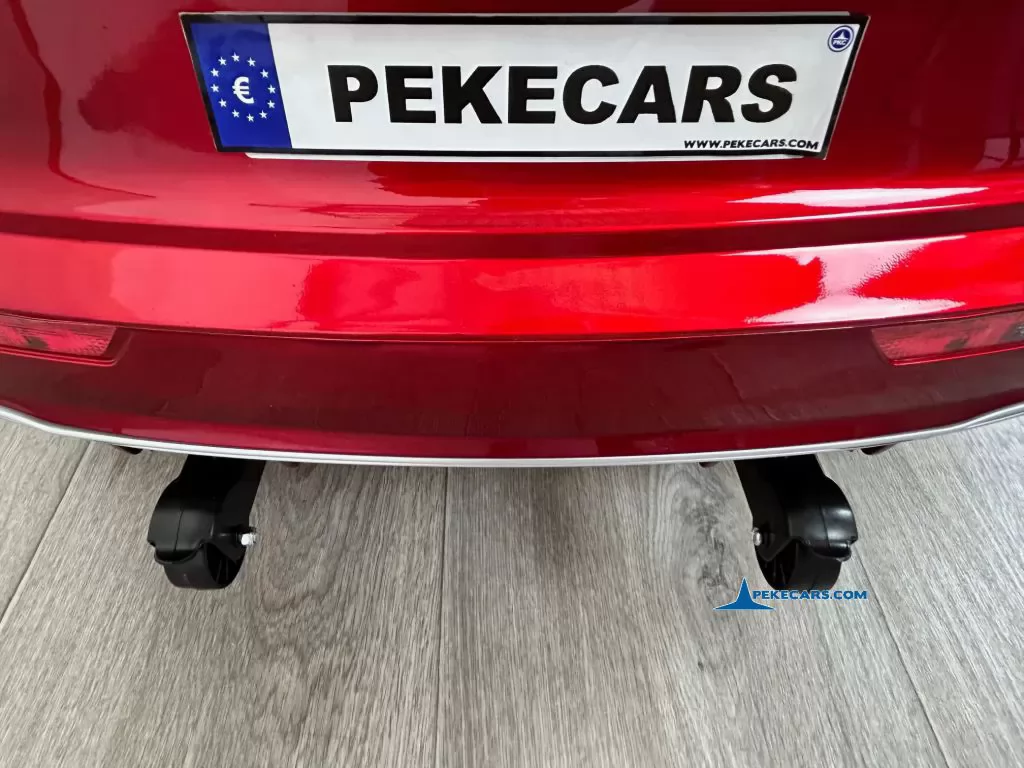 Audi Q5 12V Rojo Metalizado ruedines