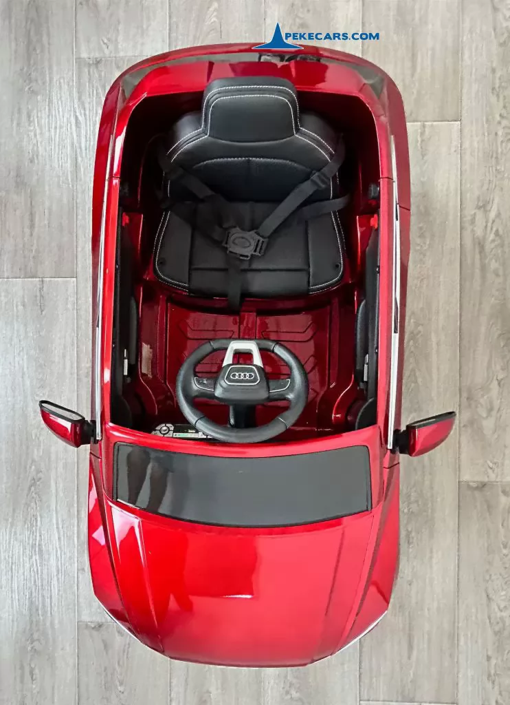 Audi Q5 12V Rojo Metalizado vista desde arriba