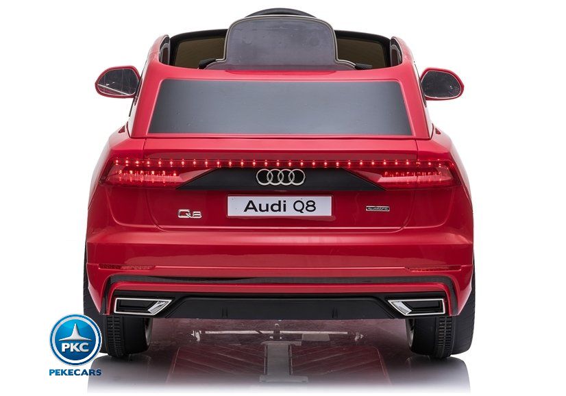 Audi Q8 12V Rojo maletero