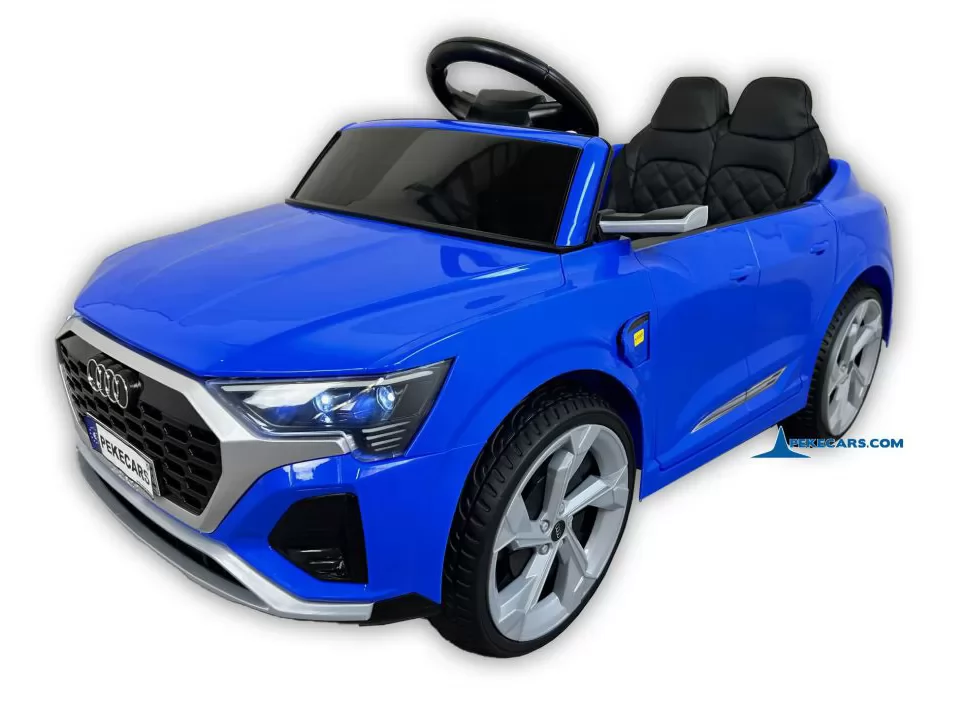 Audi SQ8 azul coche infantil electrico para niños
