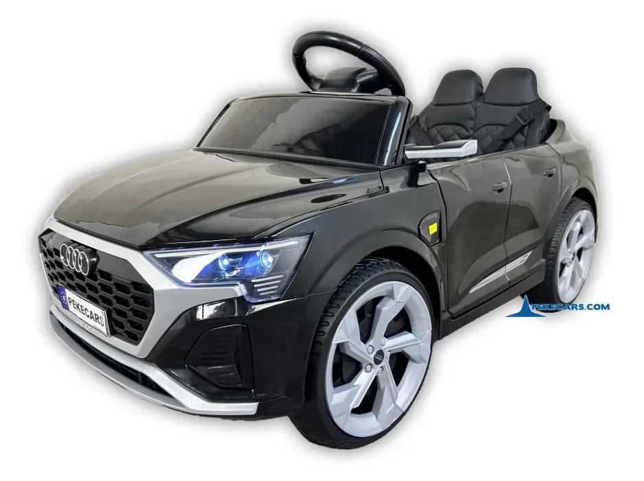 Audi SQ8 negro coche para niños electrico