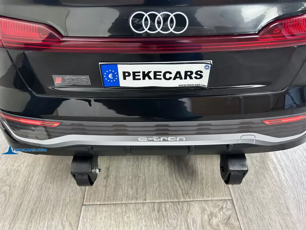 Audi SQ8 negro coche para niños electrico ruedas de transporte