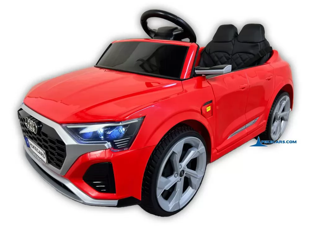 Audi SQ8 rojo coche electrico para niños