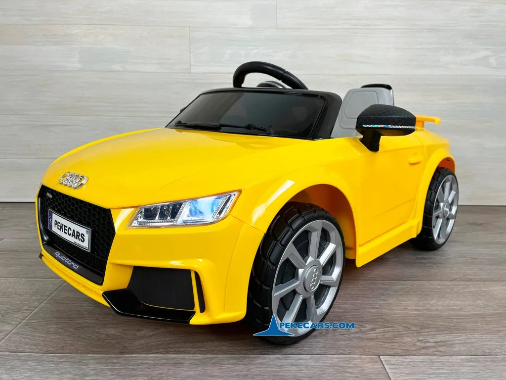 audi tt rs amarillo vista lado derecho