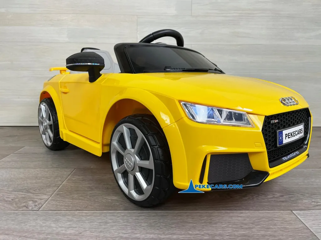 audi tt rs amarillo vista izquierda