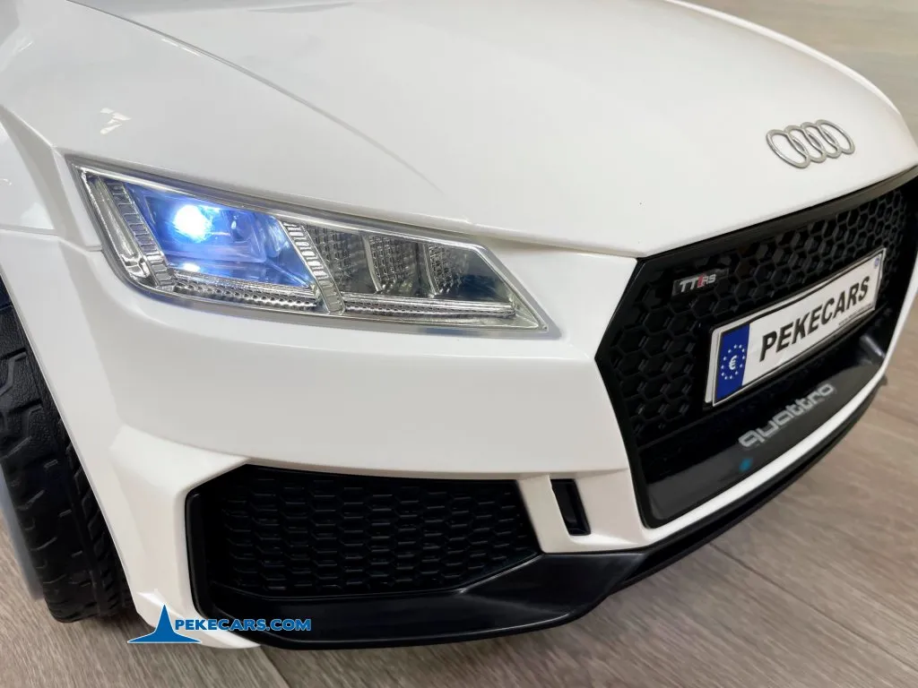 Audi TT RS Roadster 1 Plaza 12V 2.4G Blanco luces frontales