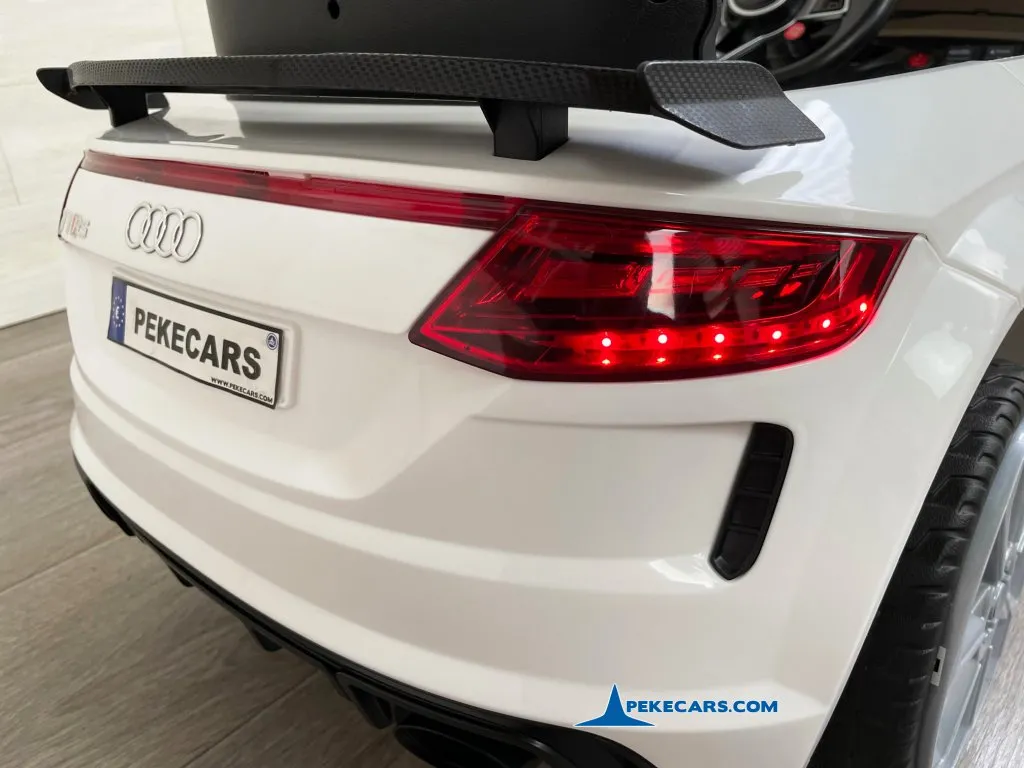 Audi TT RS Roadster 1 Plaza 12V 2.4G Blanco luces traseras