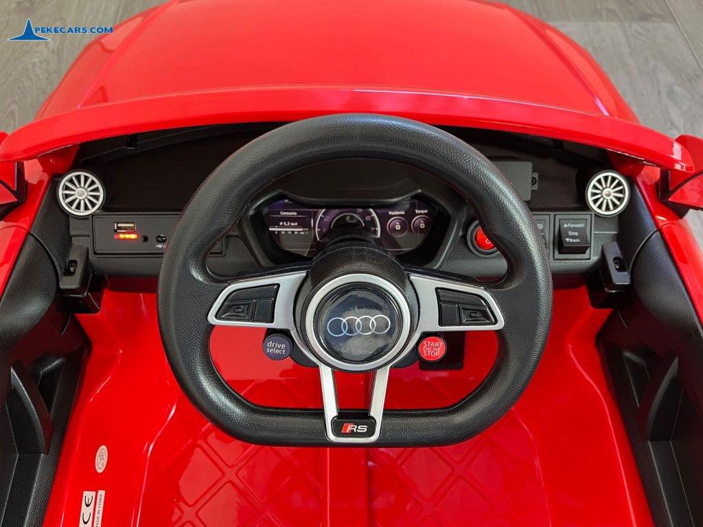 Audi TT RS Roadster 1 Plaza 12V 2.4G Rojo volante