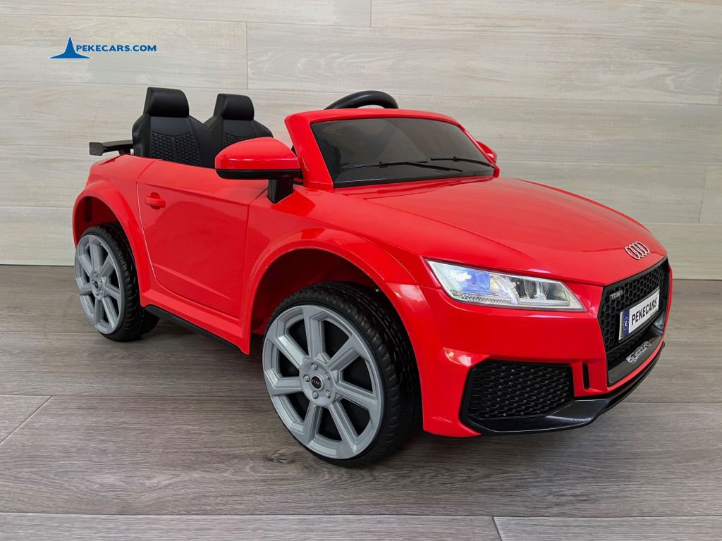 Audi TT RS Roadster 1 Plaza 12V 2.4G Rojo faros