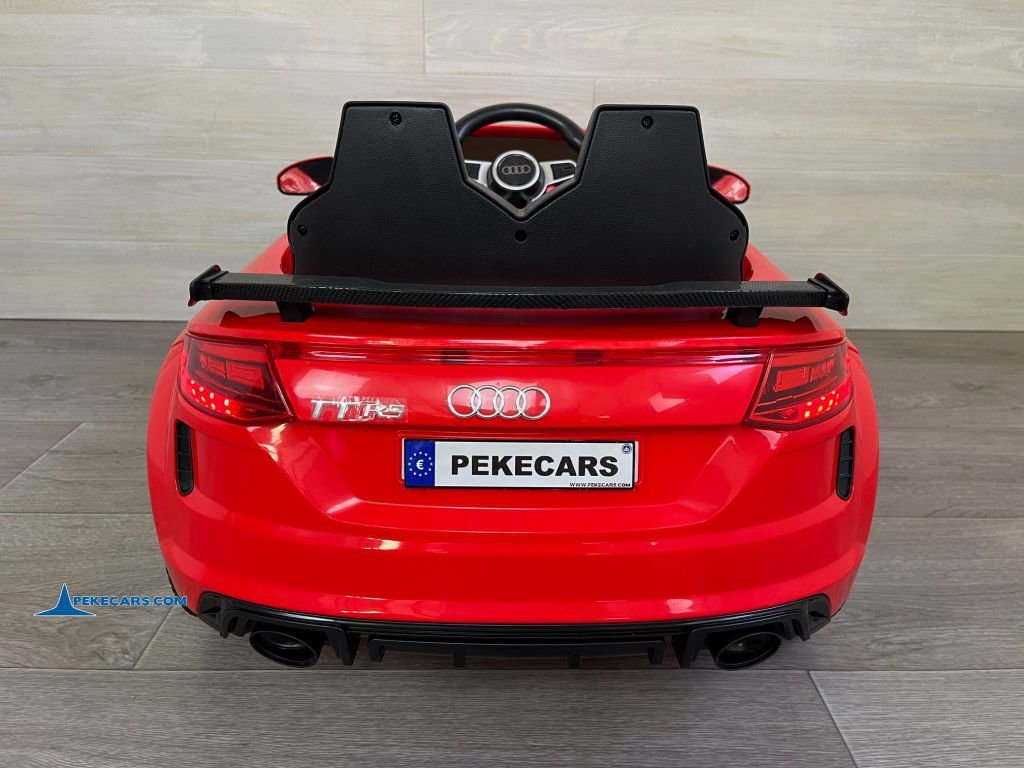Audi TT RS Roadster 1 Plaza 12V 2.4G Rojo parte trasera