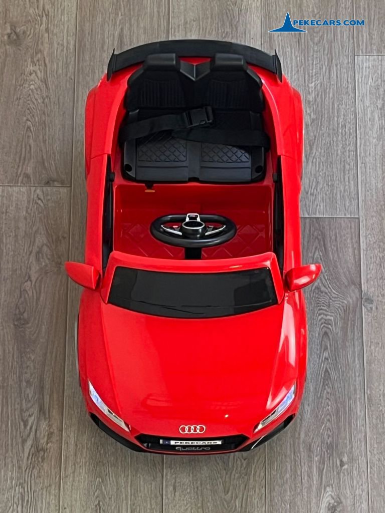 Audi TT RS Roadster 1 Plaza 12V 2.4G Rojo vista aérea