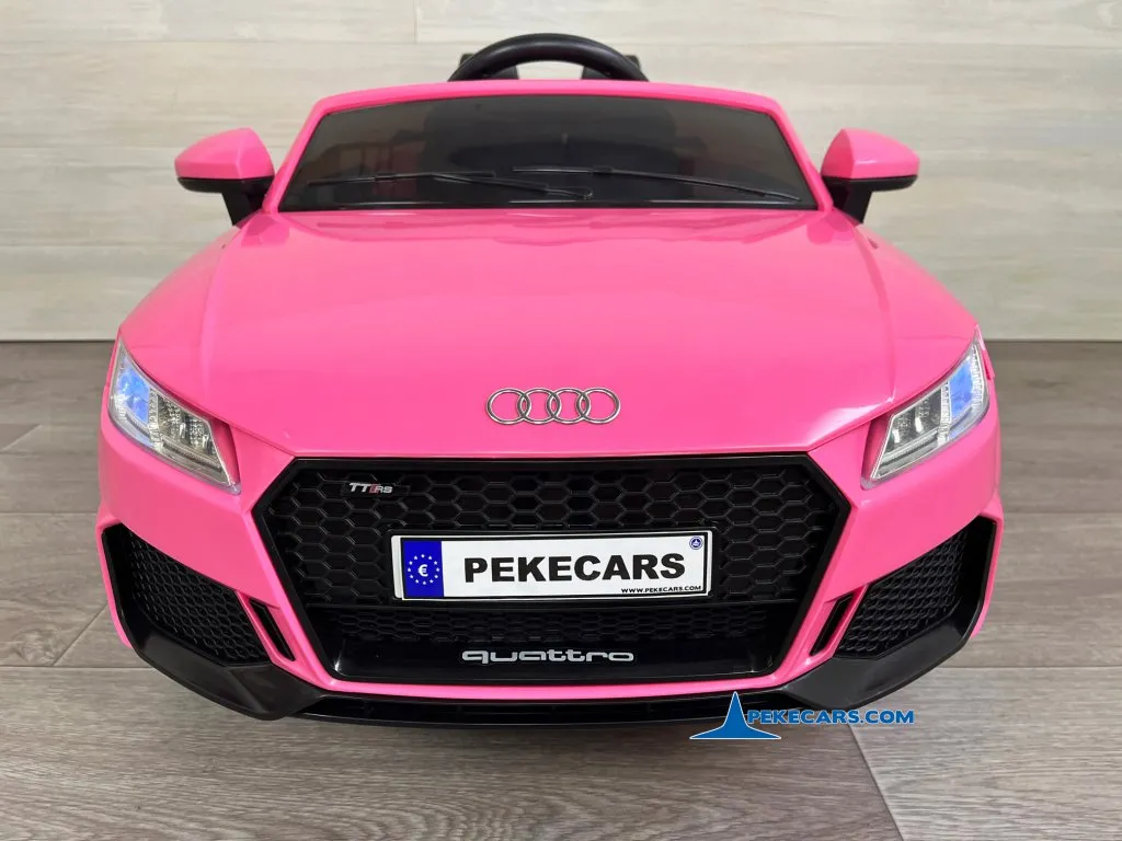 Audi TT RS Roadster 1 Plaza 12V 2.4G Rosa vista frontal