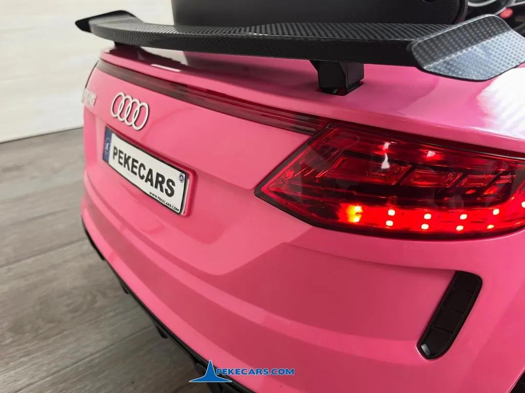 Audi TT RS Roadster 1 Plaza 12V 2.4G Rosa luces traseras