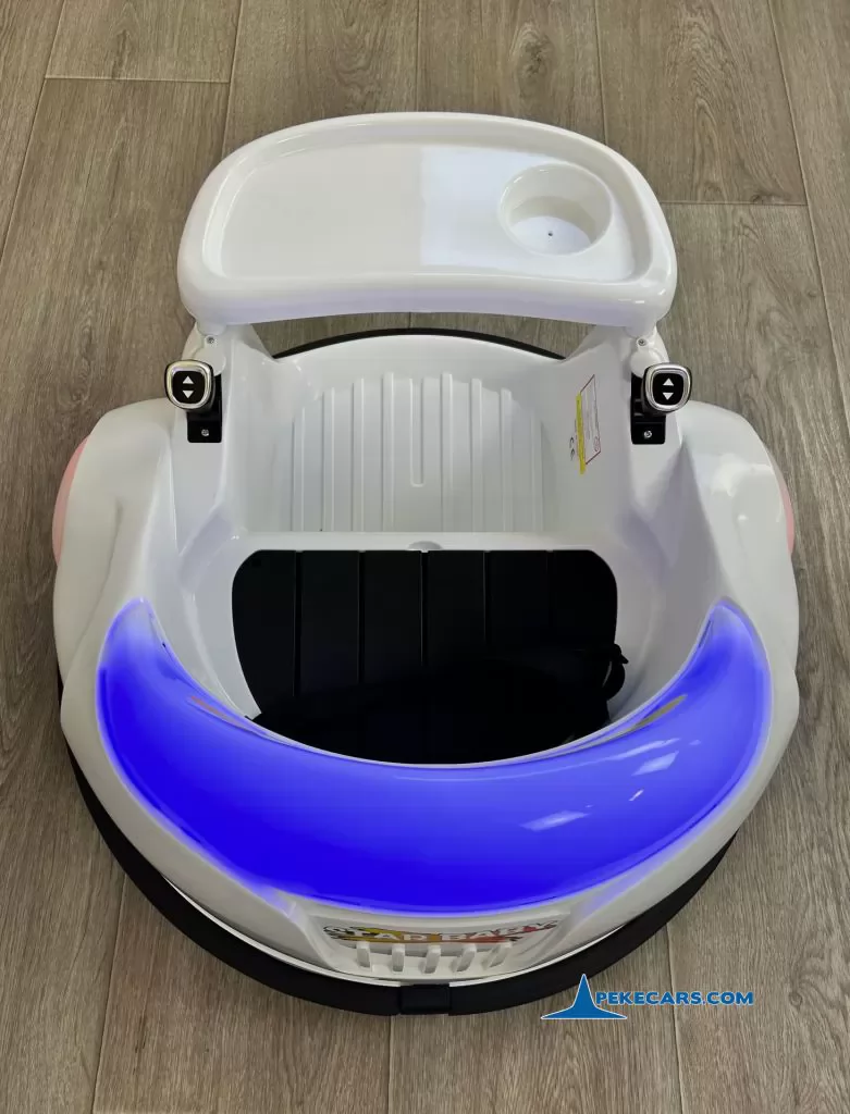 coches teledirigidos auto choque autogiro blanco