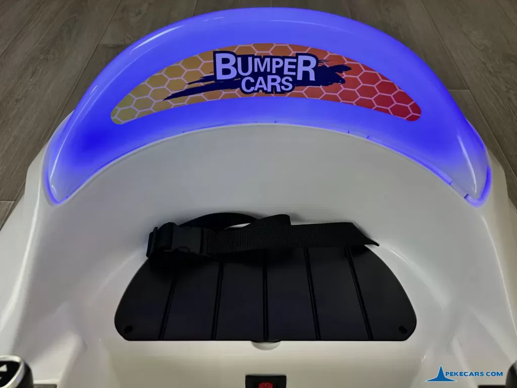 coches teledirigidos auto choque autogiro blanco