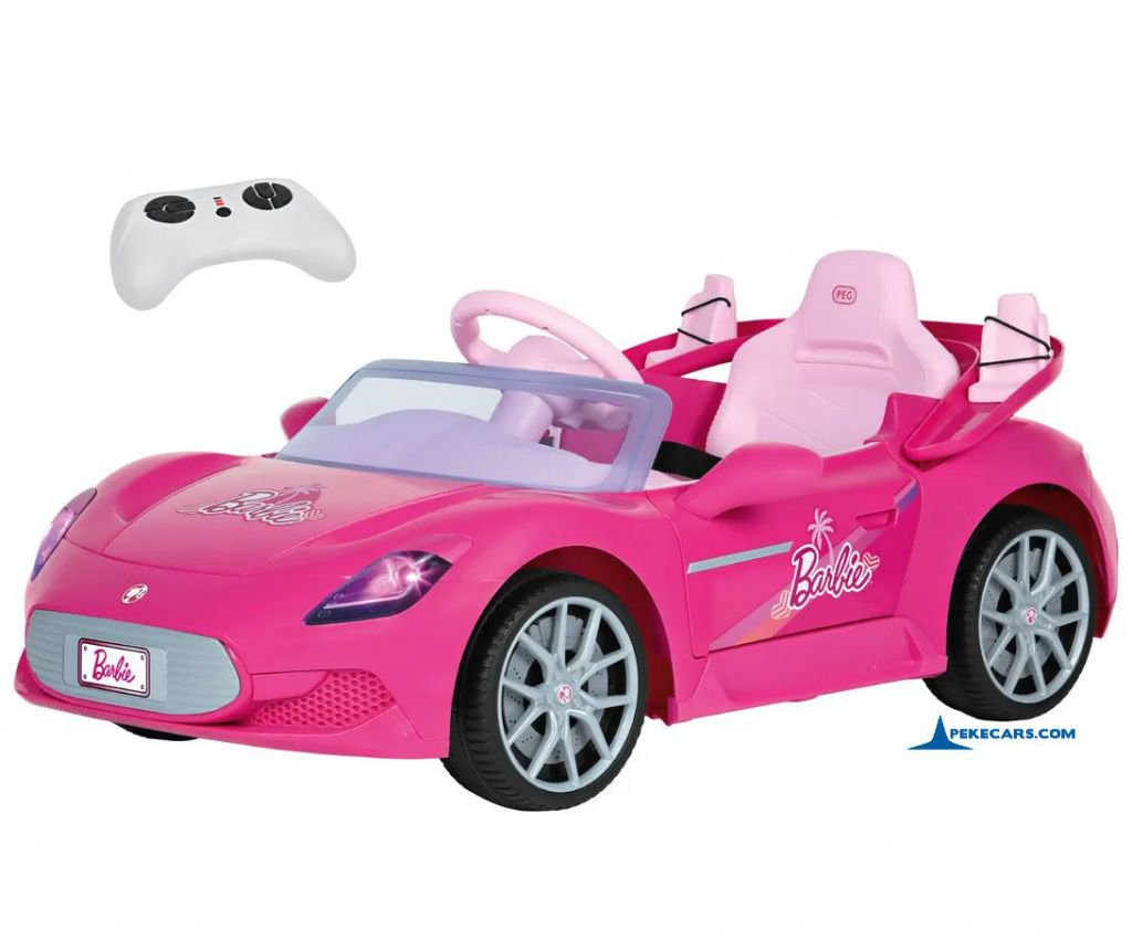 Coche electrico para niñas Barbie RC 12V 2.4G