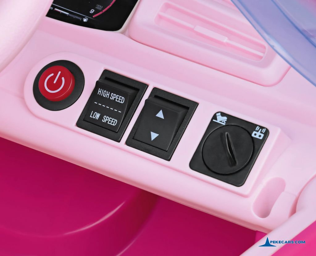 Coche electrico para niñas Barbie RC 12V 2.4G