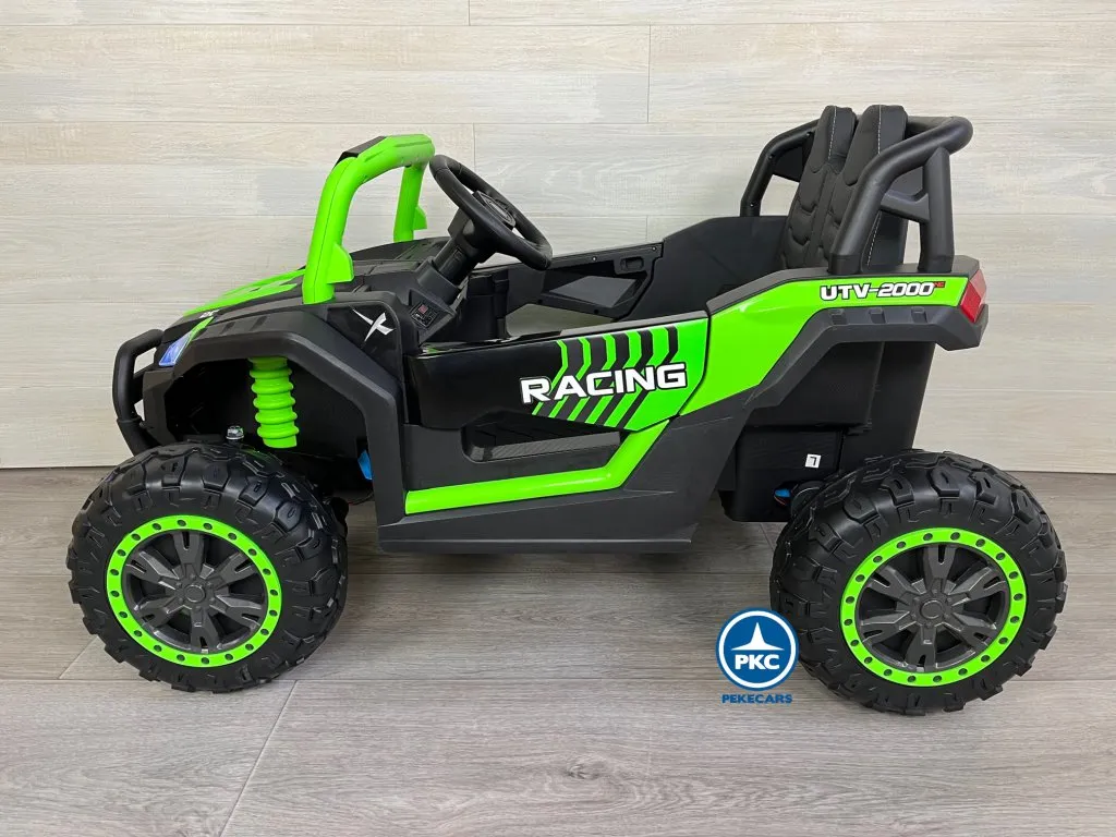 coche electrico para niños Beach Buggy Racing 12V 2.4G Verde