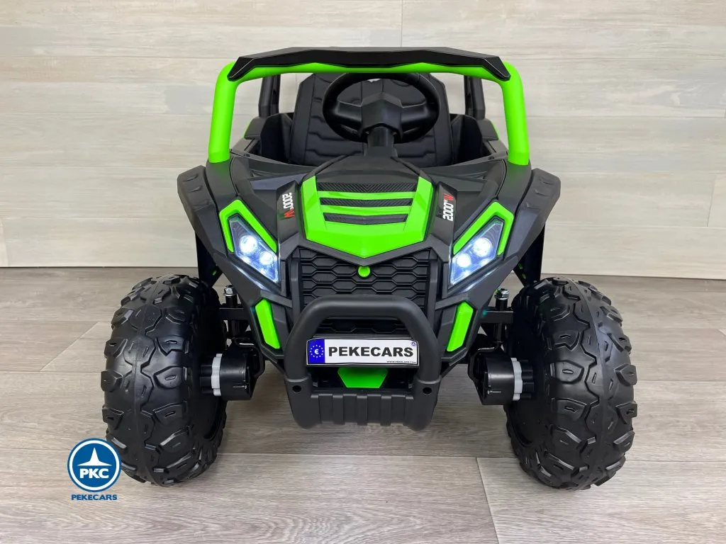 coche para niños Beach Buggy Racing 12V 2.4G Verde