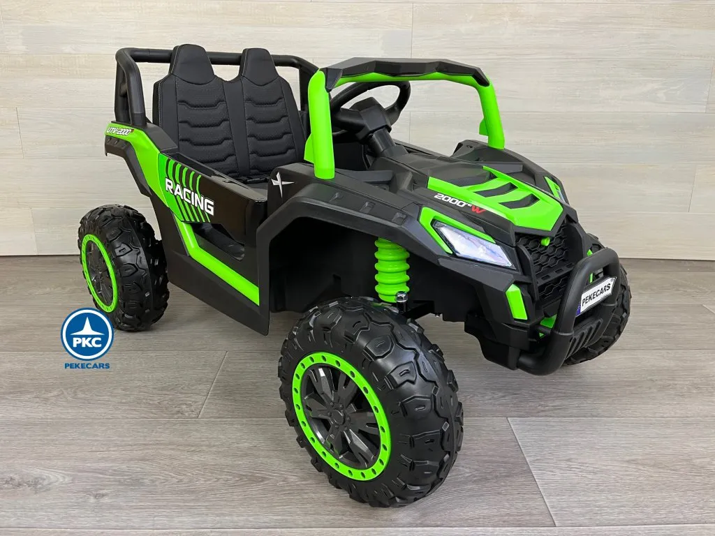 coche bateria niño Beach Buggy Racing 12V 2.4G Verde