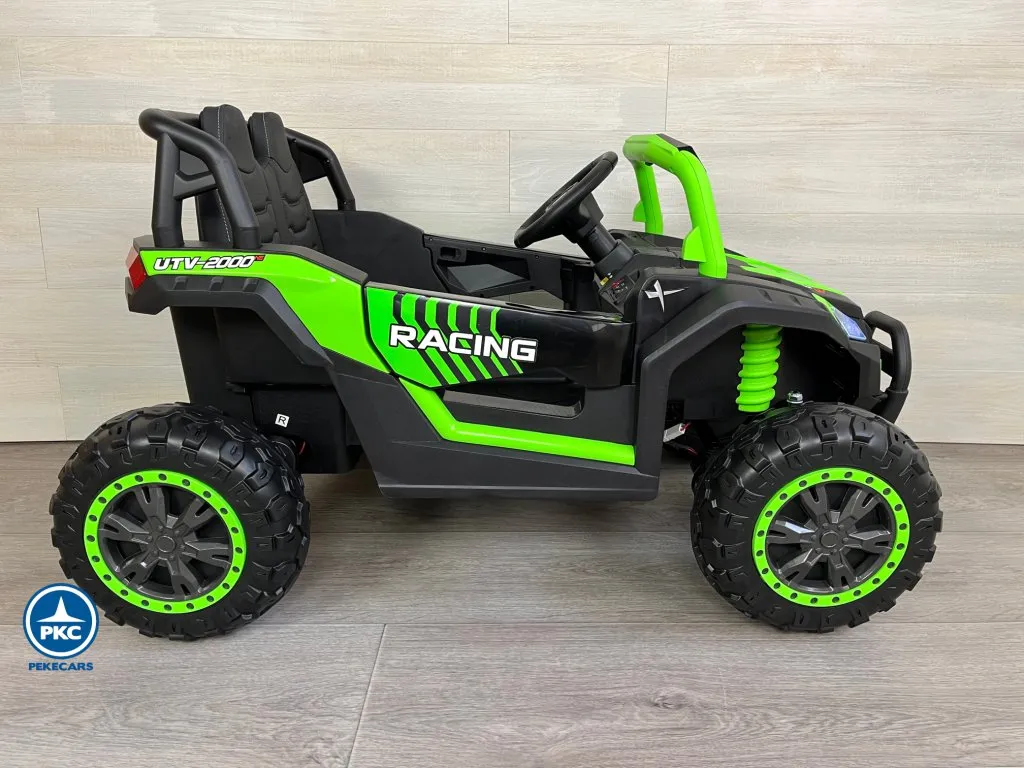 coche niño bateria Beach Buggy Racing 12V 2.4G Verde