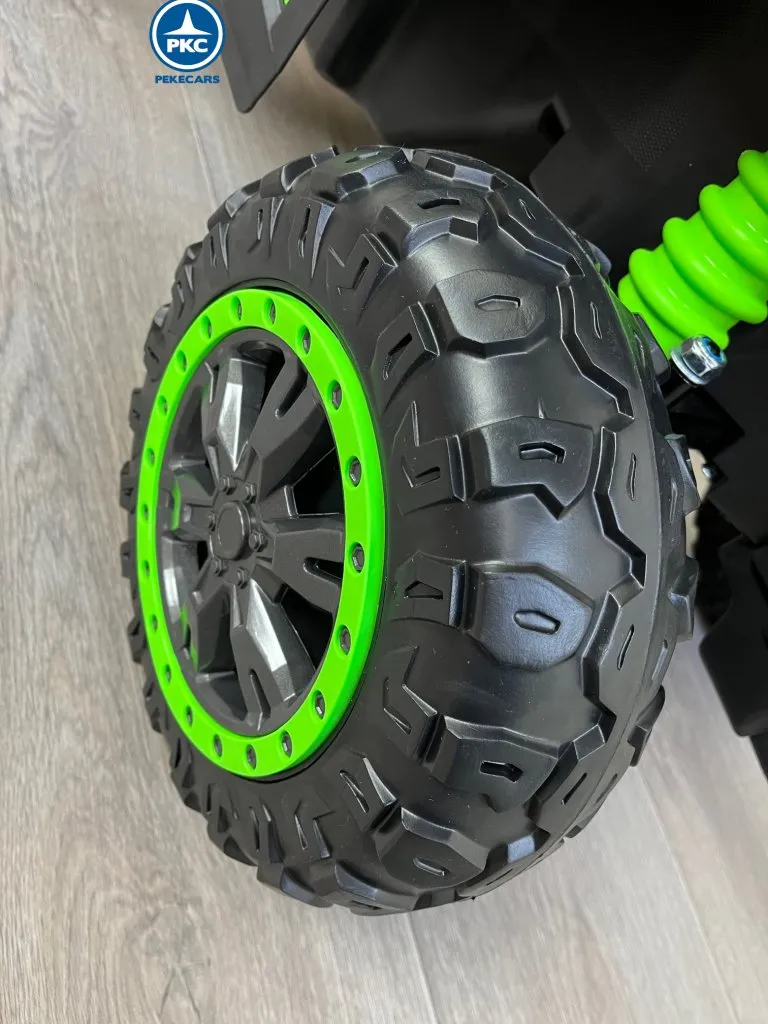 coche bebe electrico Beach Buggy Racing 12V 2.4G Verde