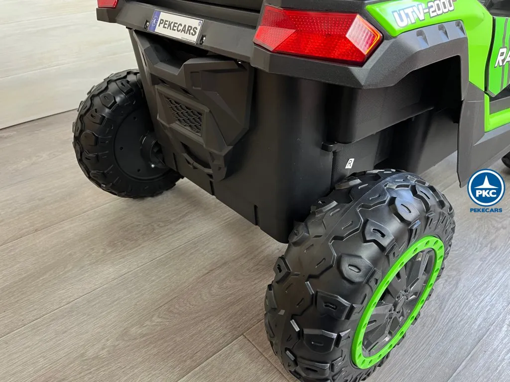 coche con mando Beach Buggy Racing 12V 2.4G Verde