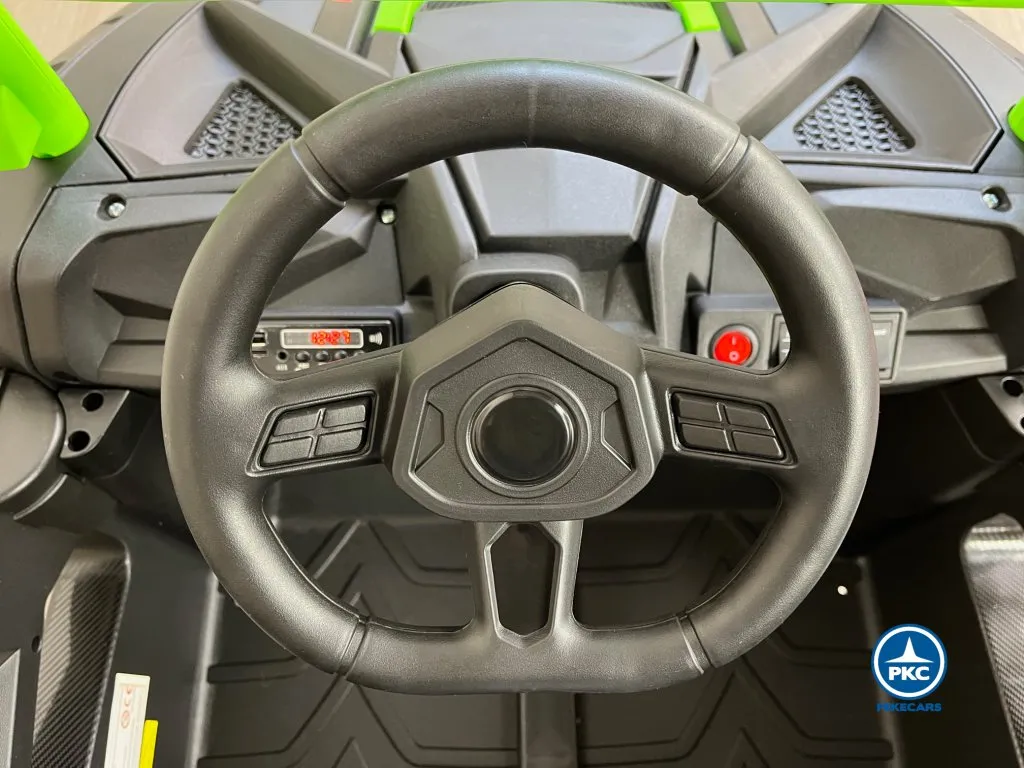 cochecito electrico Beach Buggy Racing 12V 2.4G Verde