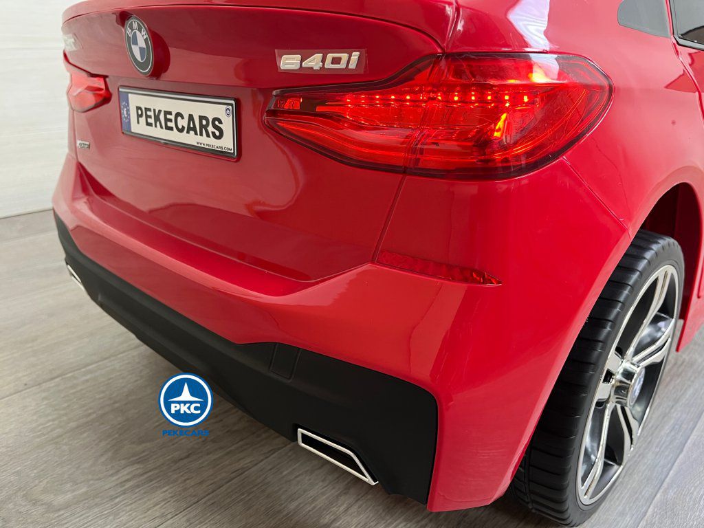 Coche electrico para niños BMW 6GT Rojo