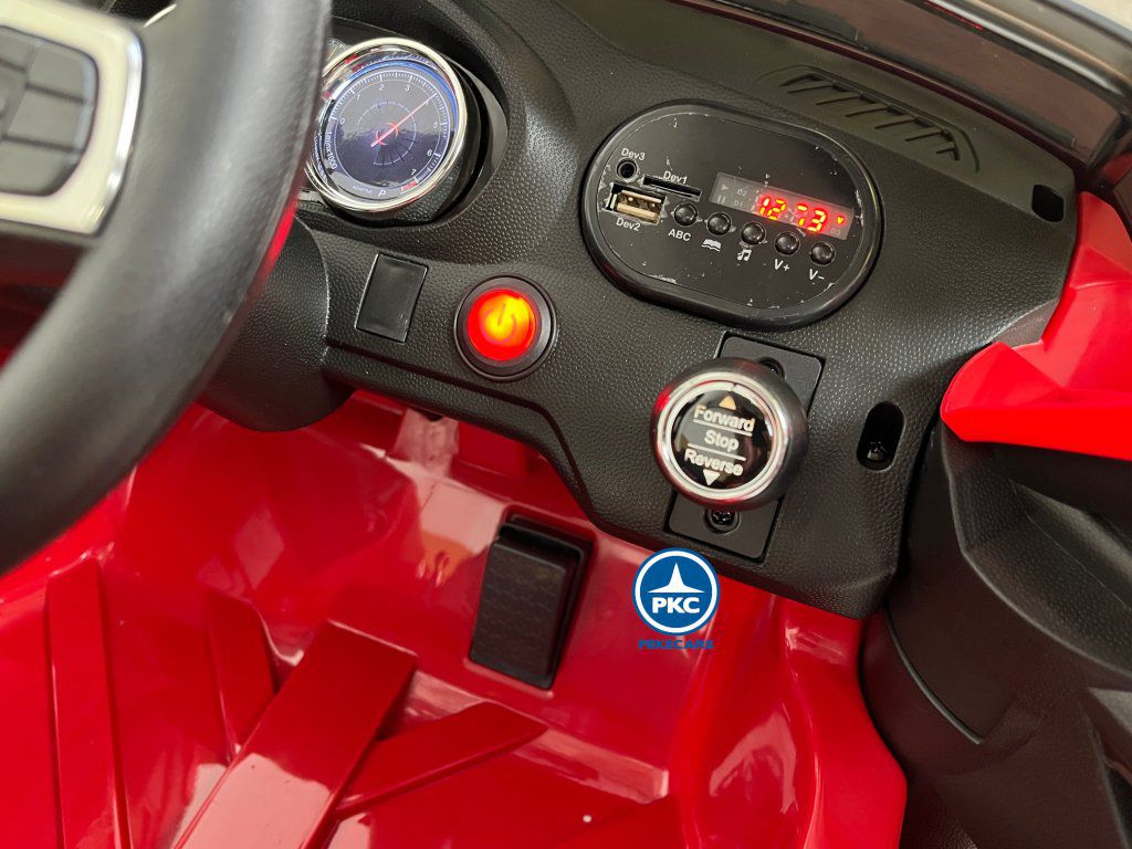 Coche electrico para niños BMW 6GT Rojo