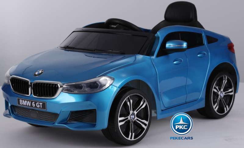 Coche electrico para niños BMW 6GT Azul Metalizado