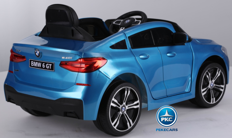 Coche electrico para niños BMW 6GT Azul Metalizado