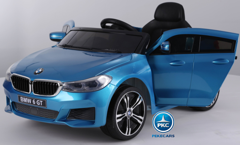 Coche electrico para niños BMW 6GT Azul Metalizado