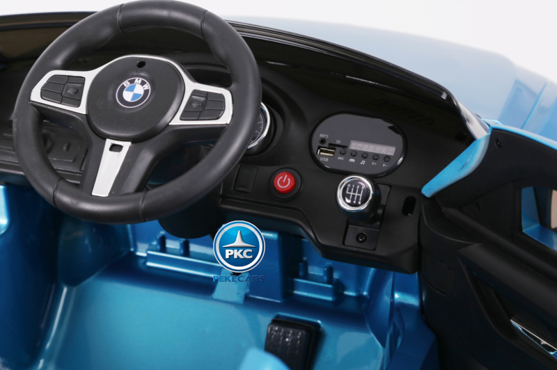 Coche electrico para niños BMW 6GT Azul Metalizado