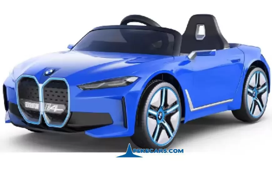 Coche eléctrico para niños BMW I4 12V 2.4G Rojo Metalizado