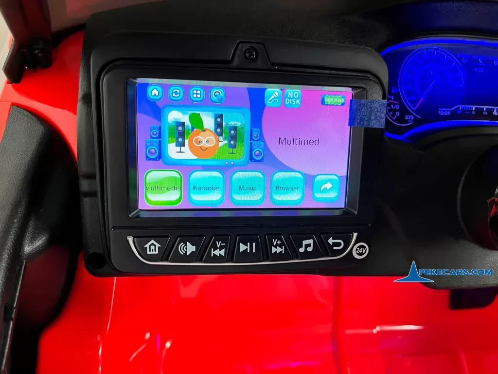 bmw m5 rojo coches para niños pantalla mp4