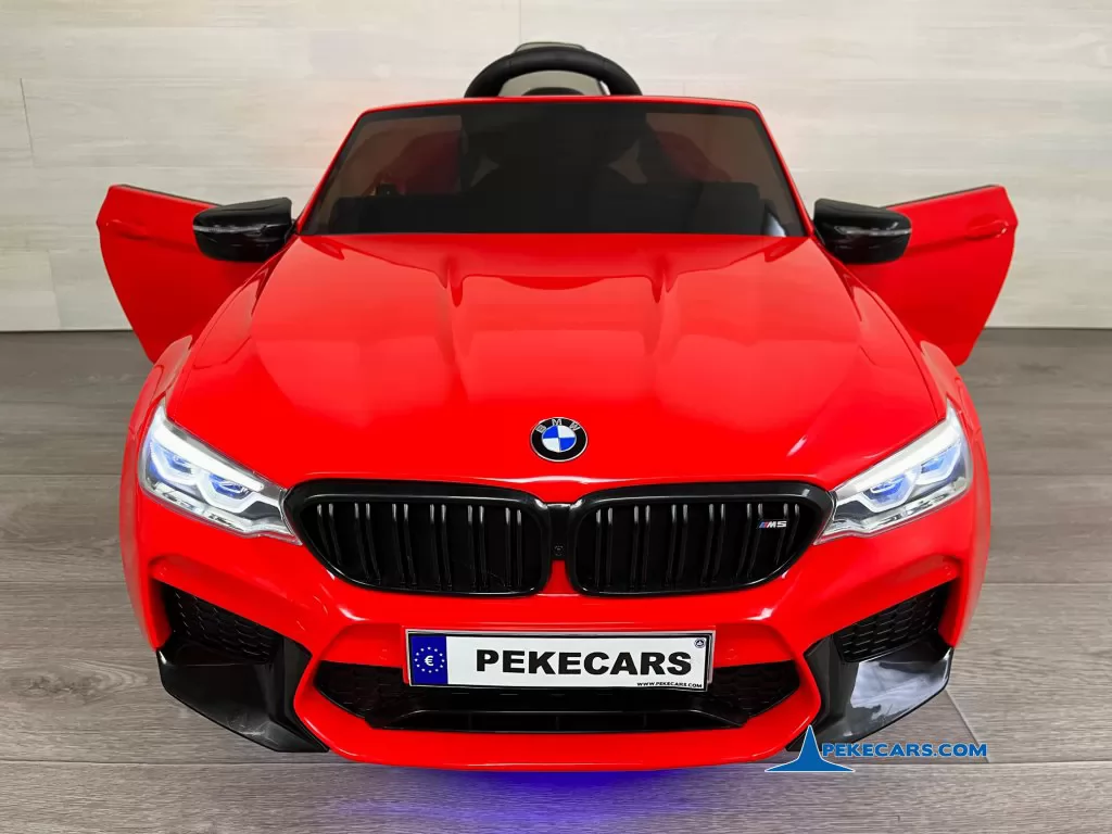 coches electricos para niños bmw m5 rojo frente puertas abiertas