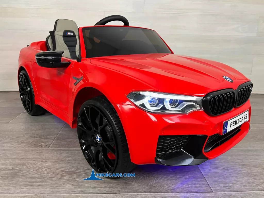 coches para niños bmw m5 rojo frente izquierda